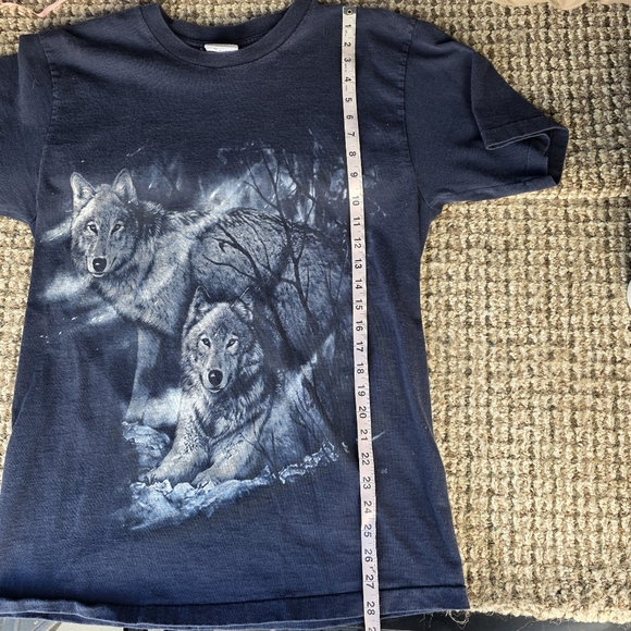 48) NATURAL WONDERS Vintage Wolf 🐺 Design Sz. Large - Picture 7 of 7
